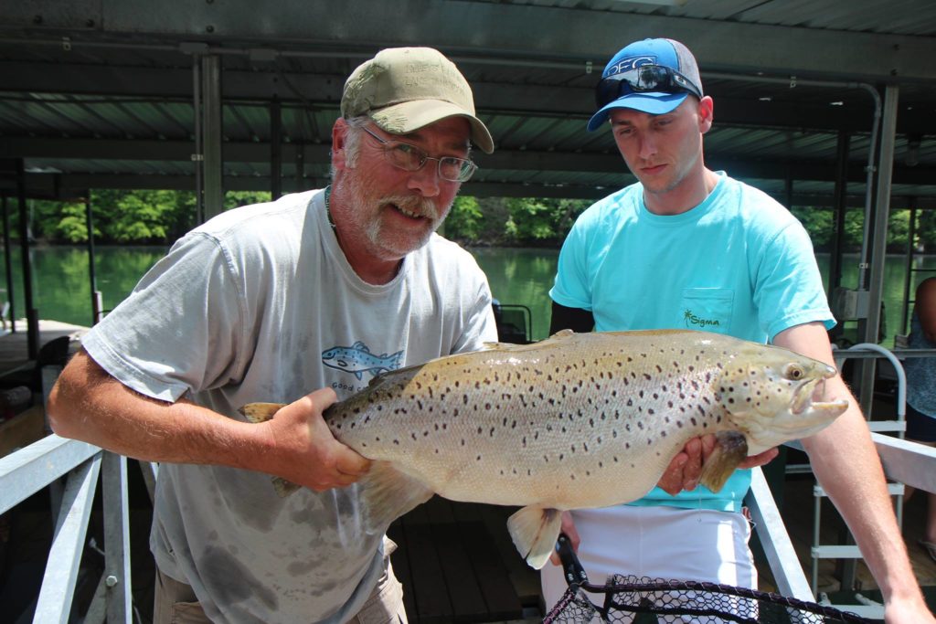 Commitment to Catching Big Brown Trout