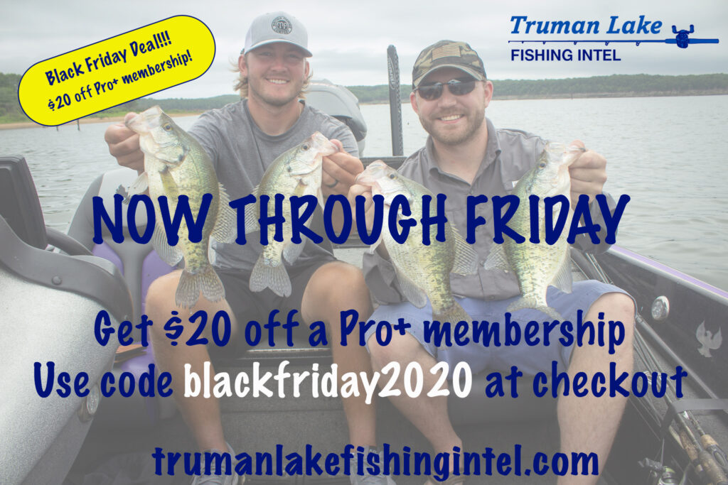 Truman Lake Fishing Intel Black Friday