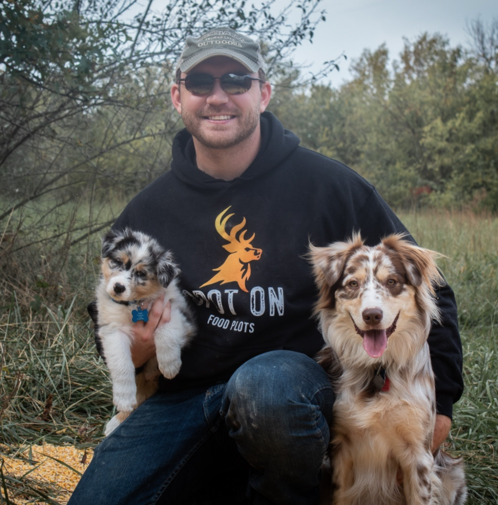 Image of A Man With Adorable Dogs